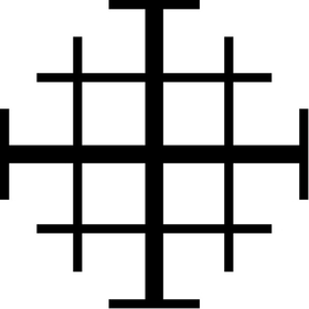 Salem Cross Decal / Sticker 01