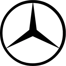 Mercedes Logo Decal / Sticker