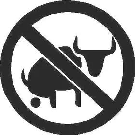 No Bull Decal / Sticker 01