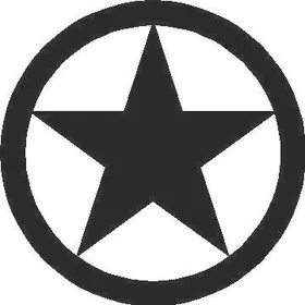 Ranger Star Decal / Sticker 04