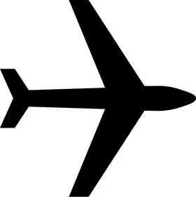 Airplane Decal / Sticker 07