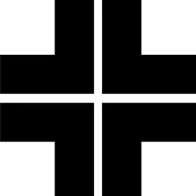 Christian Cross Decal / Sticker 26