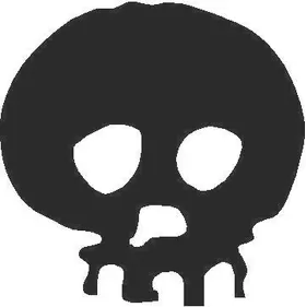 Skull Decal / Sticker 11