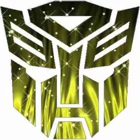 Yellow Fire Autobot Decal / Sticker 13