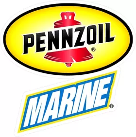 Pennzoil Marine Decal / Sticker 05