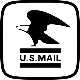 U.S. Mail Decal / Sticker 04