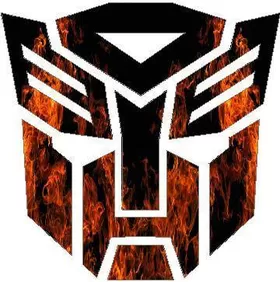 True Fire Autobot Decal / Sticker 13