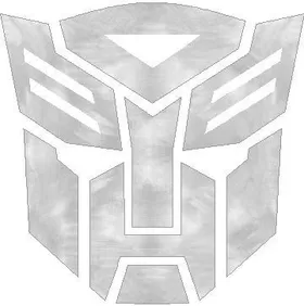 Sanded Aluminum Autobot Decal / Sticker 11