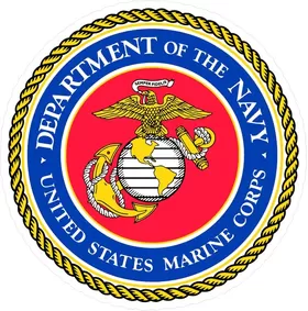 Department of the Navy USMC Decal / Sticker 10