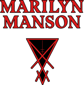 Marilyn Manson Lettering Logo Decal / Sticker 09