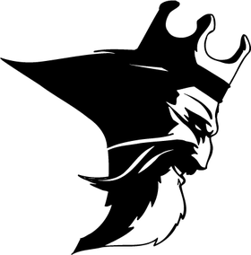 Kings Mascot Decal / Sticker