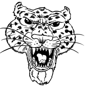 Leopards Mascot Decal / Sticker 2