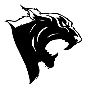 Cougars / Panthers Mascot Decal / Sticker