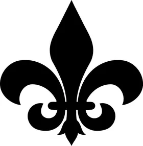 Fleur-De-Lis Decal / Sticker 02