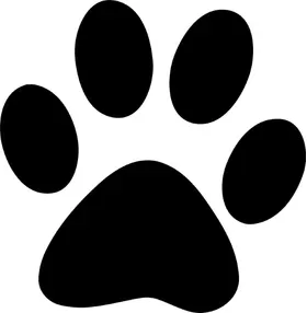 Paw Print Decal / Sticker 51