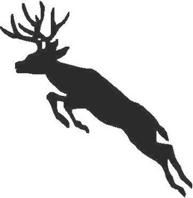 Buck Deer Decal / Sticker 05