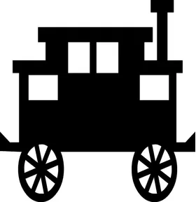 Train Caboose Decal / Sticker 14