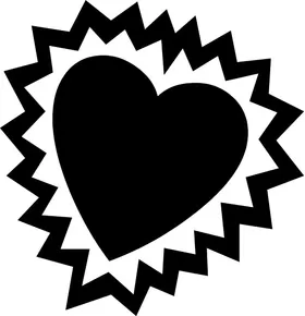 Heart Decal / Sticker 13