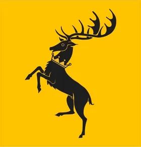 Game of Thrones House Baratheon Decal / Sticker 01