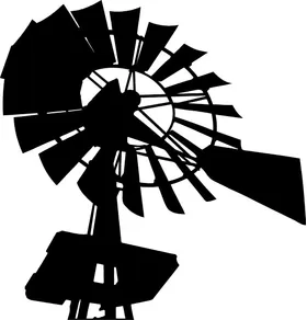 Windmill Decal / Sticker 05