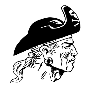 Pirates Mascot Decal / Sticker 3