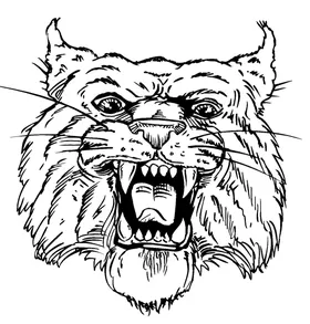 Wildcats Mascot Decal / Sticker 1