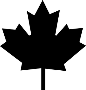 Canada Leaf Decal / Sticker 02
