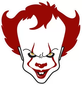 Pennywise The IT Clown Decal / Sticker 03