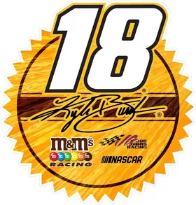 18 Race Number Decal / Sticker f