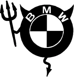 BMW Devil Decal / Sticker