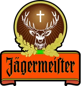 Jagermeister Label Decal / Sticker 16