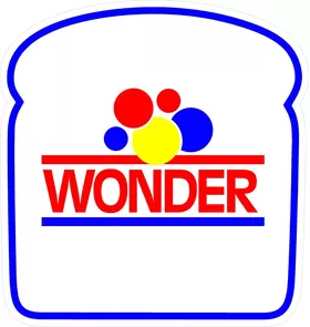 Wonder Bread Slice Decal / Sticker 05