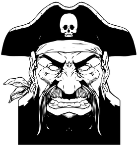 Pirates Mascot Decal / Sticker