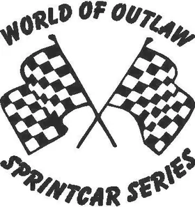 World of Outlaw Sprintcar Series Decal / Sticker