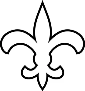 Fleur-De-Lis Decal / Sticker 08