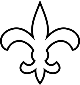 Fleur-De-Lis Decal / Sticker 08