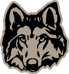 Wolf Decal / Sticker 09