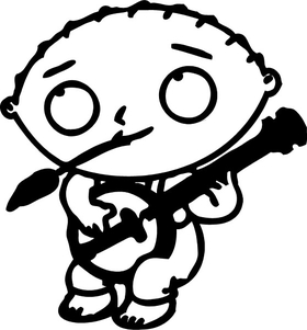 Stewie Griffin Decal / Sticker 08