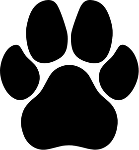 Dog Paw Decal / Sticker 03