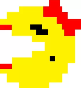 Ms. Pac-Man Decal / Sticker 17