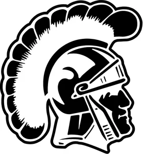 Trojan Mascot Decal / Sticker 03