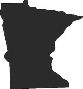 Minnesota Decal / Sticker 01