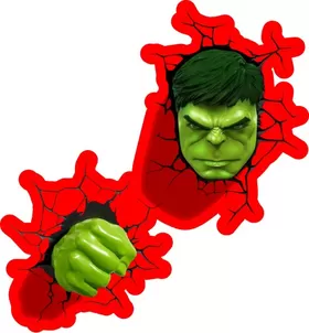 Hulk Cracks Decal / Sticker 15