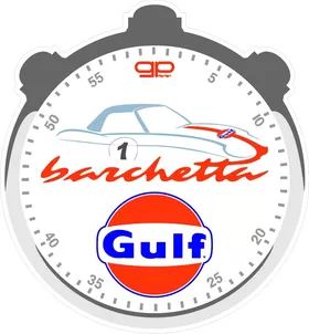 Gulf Barchetta Decal / Sticker 02