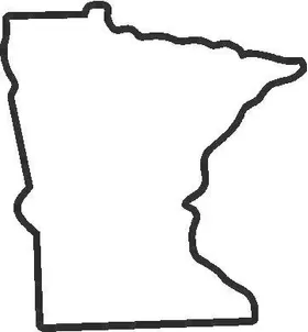 Minnesota Decal / Sticker 02
