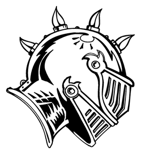 Knights Mascot Head Decal / Sticker 5