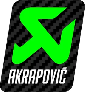 Carbon Fiber Akrapovic Decal / Sticker 20