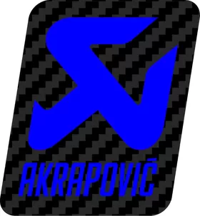 Carbon Fiber Akrapovic Decal / Sticker 27