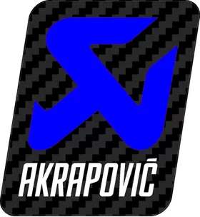 Carbon Fiber Akrapovic Decal / Sticker 34