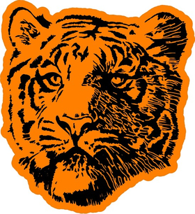 Tigers Mascot Decal / Sticker